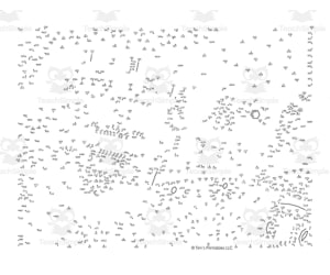 Fire Truck Extreme Difficulty Dot-to-Dot / Connect the Dots PDF