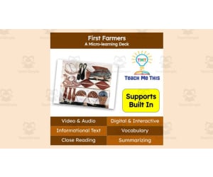First Farmers | Reading Comprehension Deck | Interactive Lesson
