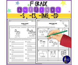 First Grade Suffixes