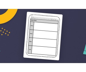 First, Next, Then, Last – Sequencing Worksheet