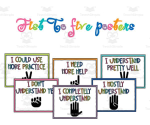 Fist to Five Posters Set 3