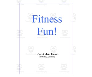 Fitness Fun Preschool Activity Pack