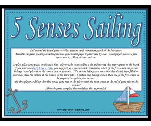 Five Senses Board Game Activity