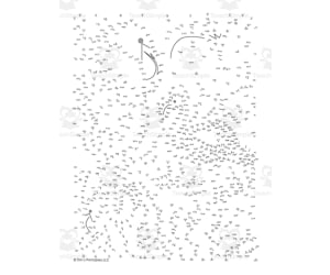 Flamingo Dot-to-Dot / Connect the Dots PDF