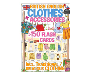 Flash Cards: Clothes & Accessories (British English)