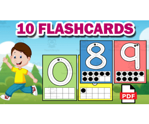 FLASHCARDS  - Frames Numbers 0 to 9
