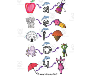 Flip the Vowel Printable