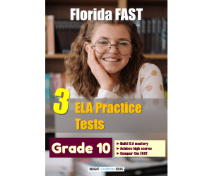 Florida (FAST) Pack of 3 ELA Tests for Grade 10