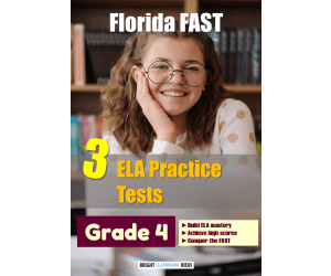 Florida (FAST) Pack of 3 ELA Tests for Grade 4