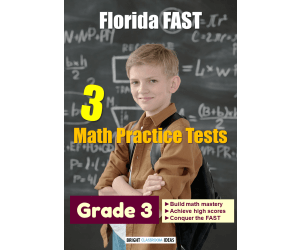 Florida (FAST) Pack of 3 Math Tests for Grade 3