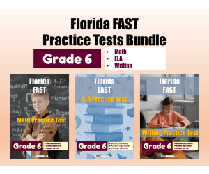 Florida (FAST) Practice Tests Bundle for Grade 6