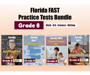 Florida (FAST) Practice Tests Bundle for Grade 8