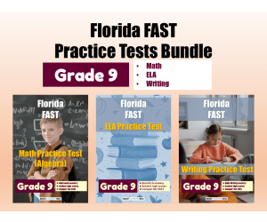 Florida (FAST) Practice Tests Bundle for Grade 9