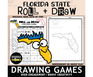 Florida Roll and Draw Interactive Dice Game | Creative State Activity