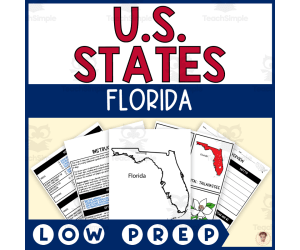 Florida State Unit Study (Capital, Bird, Flower, Flag, Animal)