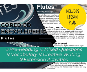 Flutes Reading Comprehension Passage - Cored Ed Encyclopedia