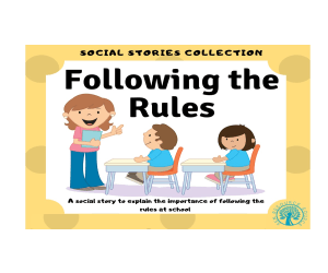 Following the Rules Social Story