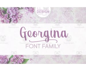 Font Family: Georgina