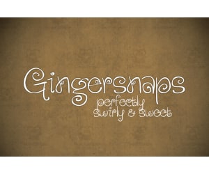 Font Family: Gingersnaps