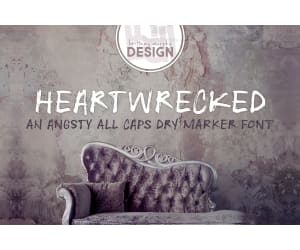 Font Family: Heartwrecked