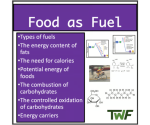 Food as Fuel - Senior High School Biology lesson