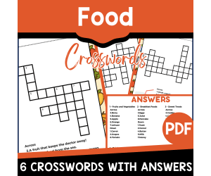 Food Crosswords (PDF)