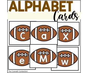 Football Alphabet Cards