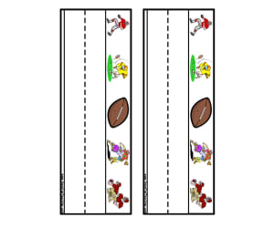 Football Desk Name Tags