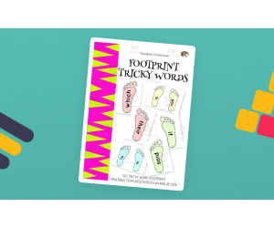 Footprint Tricky Words Game