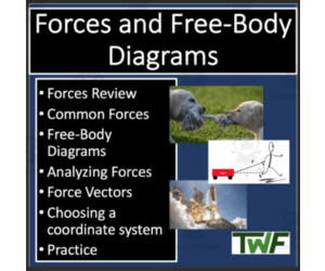 Forces and Free Body Diagrams - Lesson Bundle