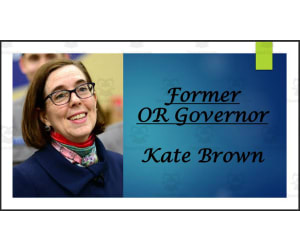 Former Governor Kate Brown (OR) BIO PPT