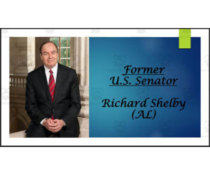 Former U.S. Senator Richard Shelby (AL) BIO PPT