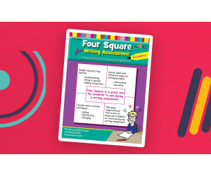 Four Square for Writing Assessment - Secondary: A Companion to the Four Square Writing Method