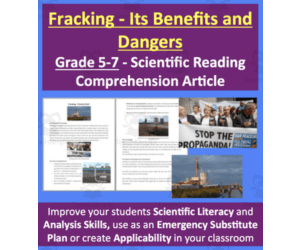 Fracking and Its Dangers - Science Reading Article - Grades 5-7