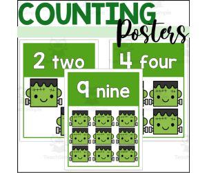 Frankenstein Counting Posters 1-10