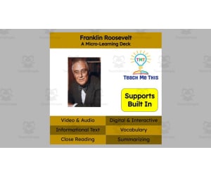 Franklin Roosevelt | Reading Comprehension Deck | Interactive Lesson