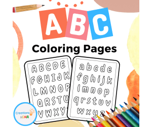 Free Alphabets Coloring Pages for Kids