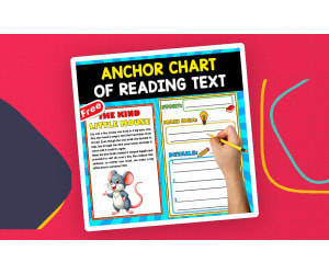 FREE ANCHOR CHART OF READING | The Kind Little Mouse