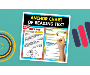 FREE ANCHOR CHART OF READING |  The Lost Little Cloud