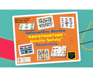 Free Construction Interactive Vocabulary Review Activity