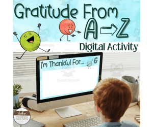 Free Digital Gratitude Activity for Elementary Students