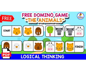 FREE DOMINÓ GAME | The Animals for KIDS