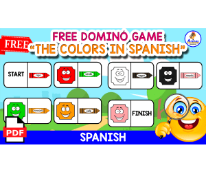 FREE DOMINO GAME | THE COLORS IN SPANISH