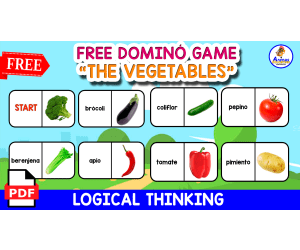 FREE DOMINÓ GAME | The Vegetables