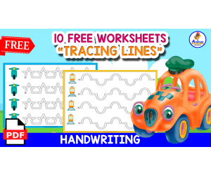 FREE MINIBOOK FOR TRACING LINES | Cars Themed for KIDS
