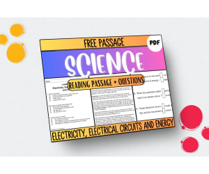 Free Reading Passage: Electricity, Electrical Circuits, and Energy PDF