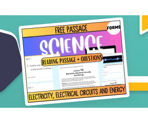 Free Reading Passage: Electricity, Electrical Circuits, Energy Forms