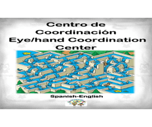 Free Spanish Eye-Hand Coordination Interactive Center Activity