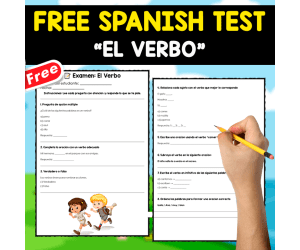 FREE SPANISH TEST | "EL VERBO" | 10 QUESTIONS