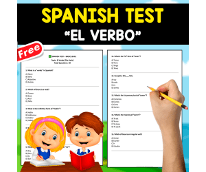 FREE SPANISH TEST | EL VERBO | GRAMMAR
